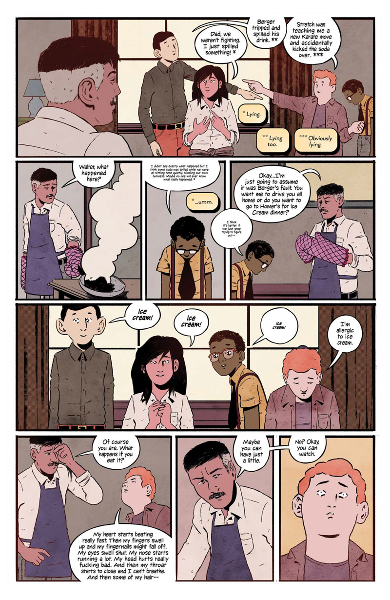 Illustration for article titled Read the First Issue of Kid's Crime Thriller 4 Kids Walk Into a Bank, Here for Free